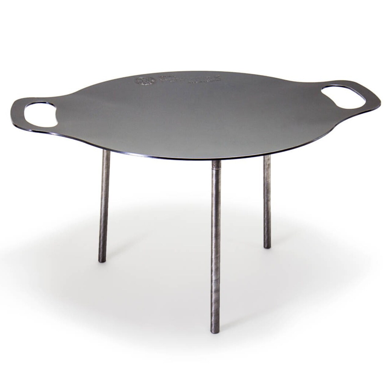 Petromax Campfire Griddle and Fire Bowl, Steel with 3 Removable Legs for Outdoor Campfire Cooking, Grilling and Frying or Build Fire Directly in Bowl